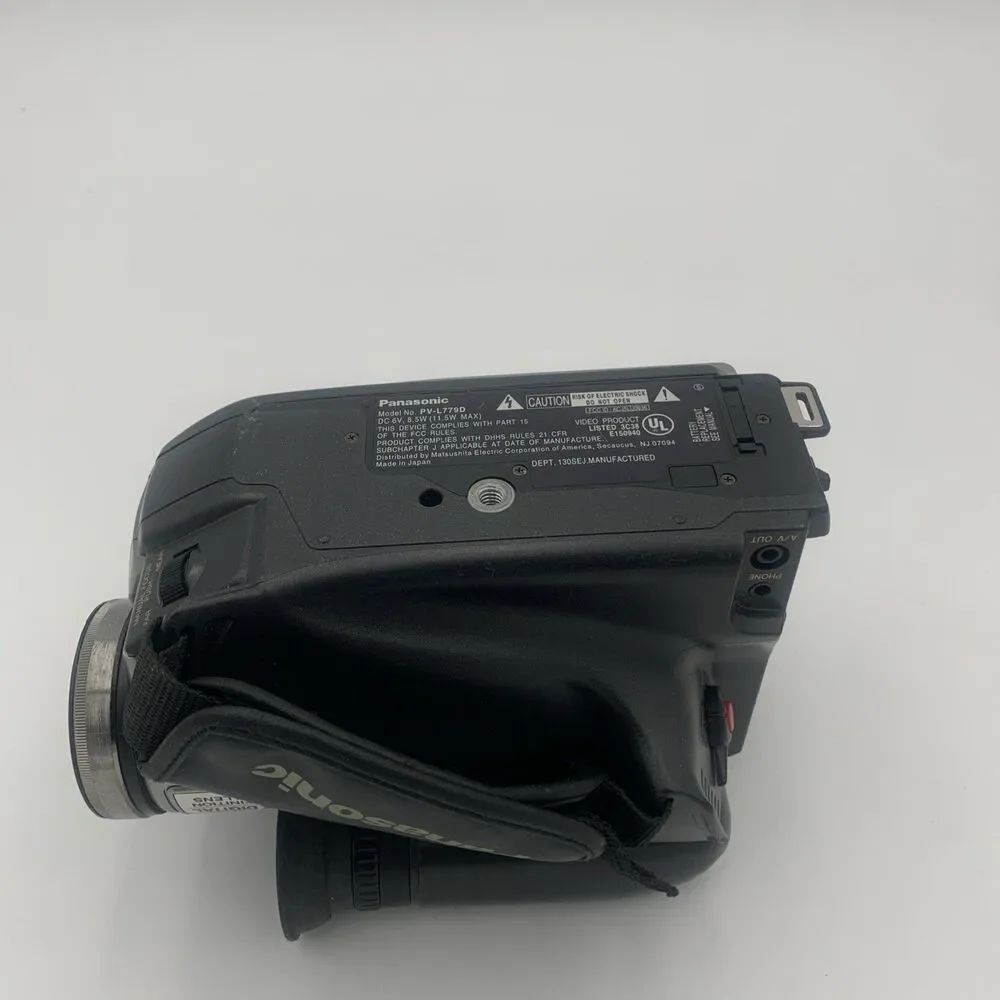 Panasonic Black and Silver Video Camera